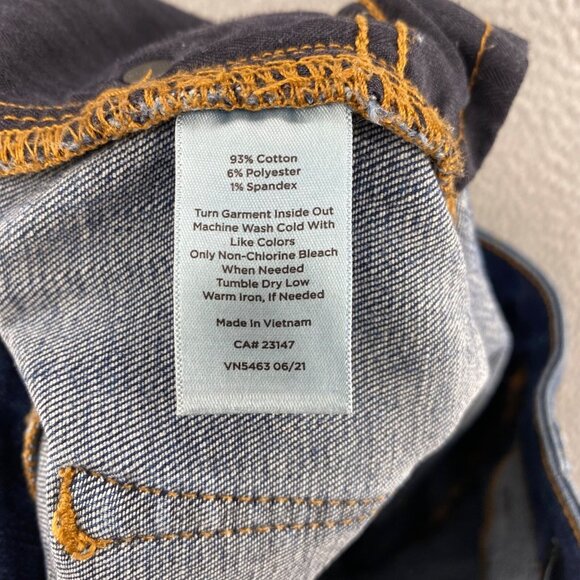 Talbots Jeans Womens 4 Blue Straight Medium Wash Denim Stretch Slimming Casual - Picture 10 of 11